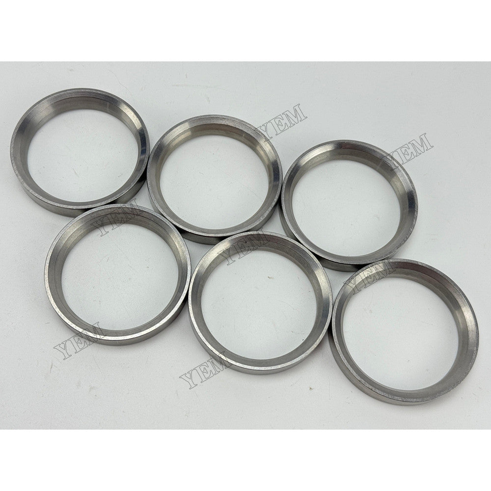 YEM Parts 6 pcs Intake Valve Seat 11131-1260 for Hino EK130 Engine