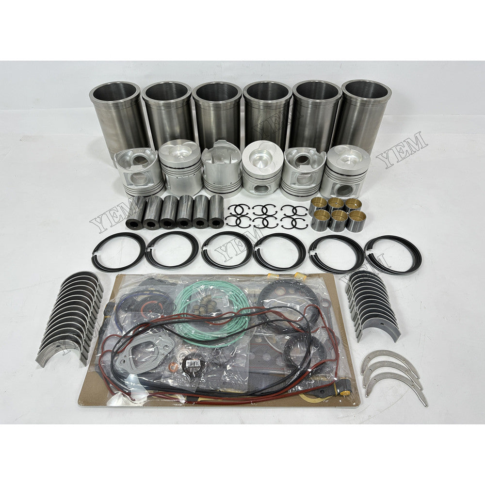 YEM Parts 8 pcs Overhaul Rebuild Kit With Gasket Set Bearing for Hino K13D Engine For Hino