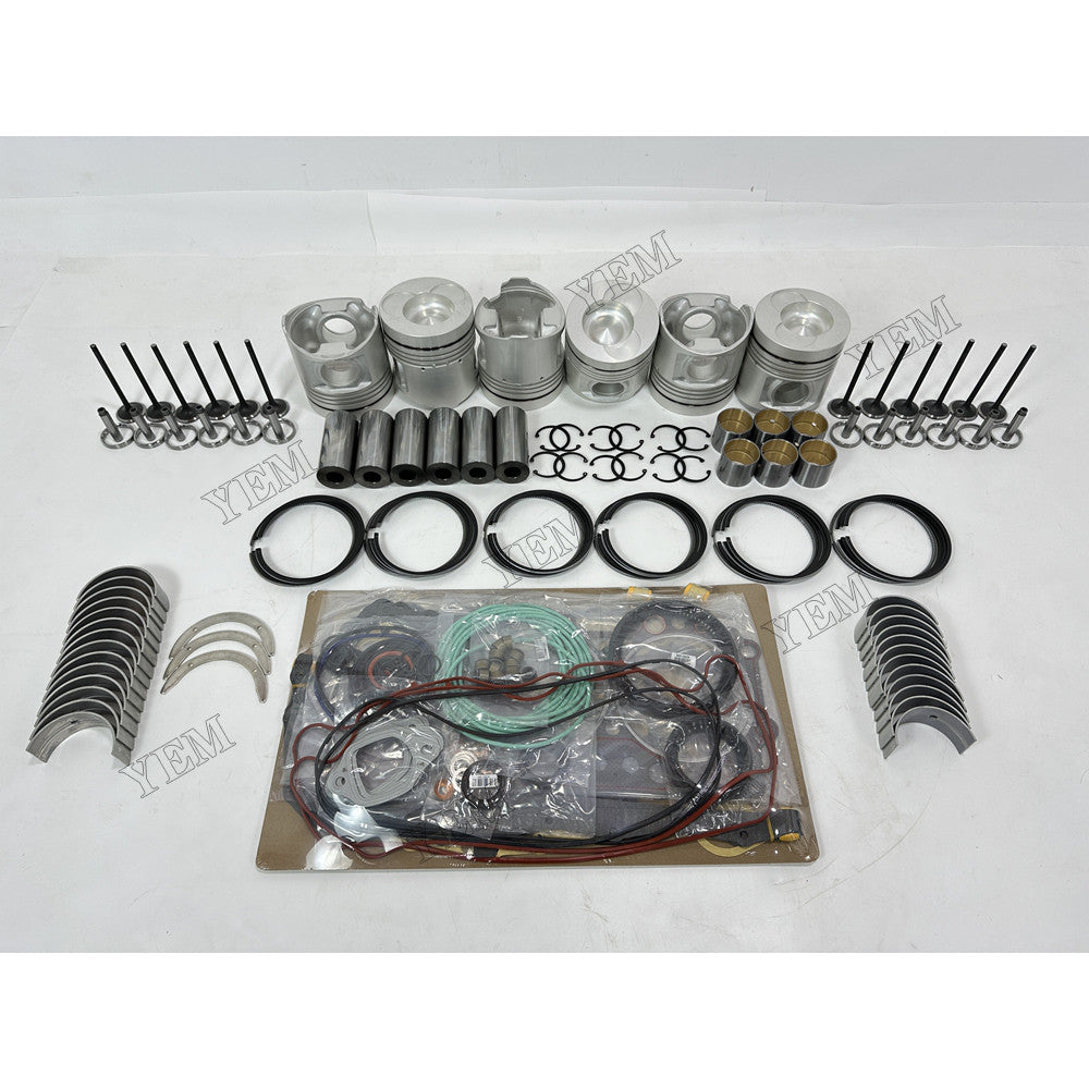 YEM Parts 8 pcs Overhaul Rebuild Kit Gasket Bearings Valve for Hino K13D Engine For Hino