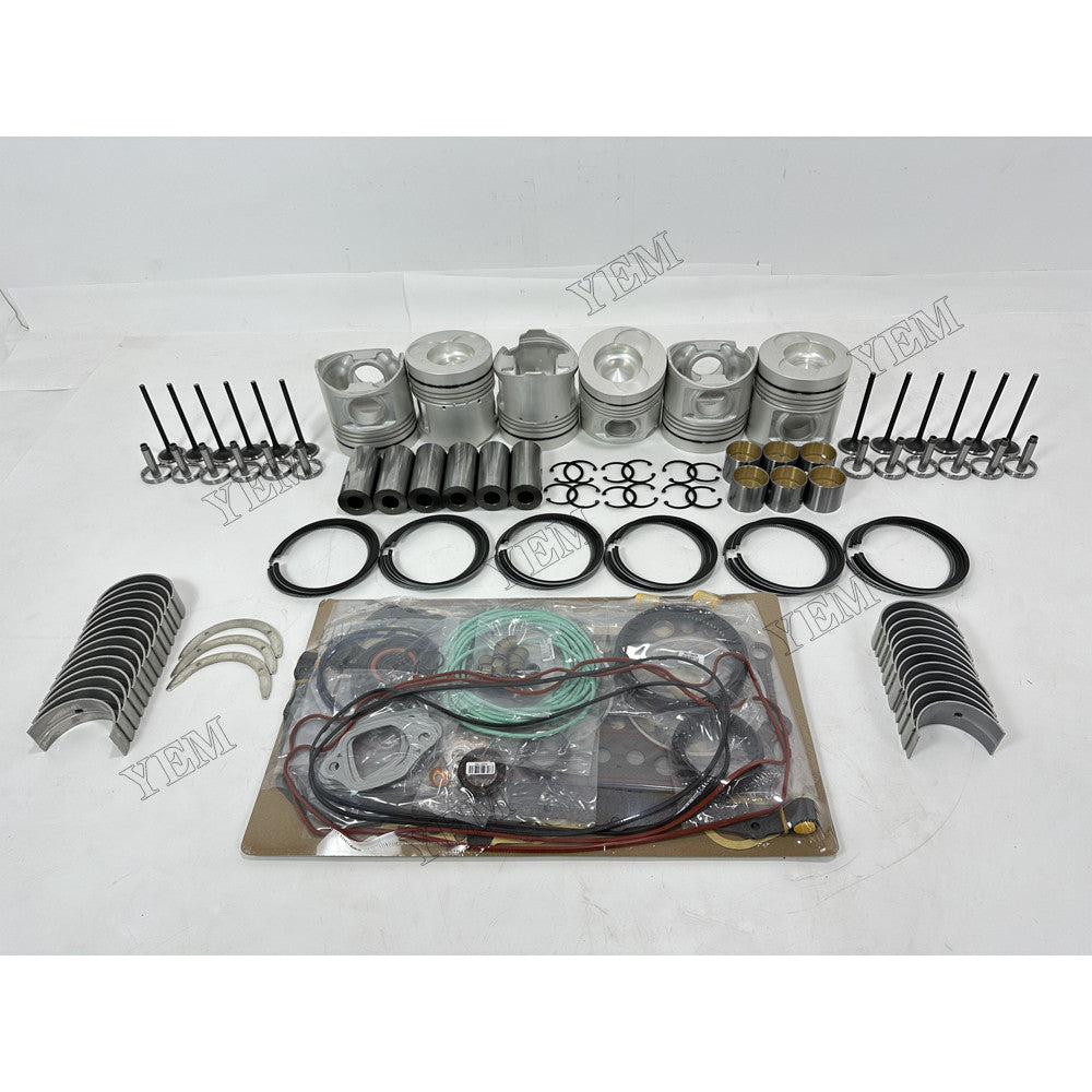 YEM Parts 8 pcs Overhaul Rebuild Kit Gasket Bearings Valve for Hino K13D Engine For Hino