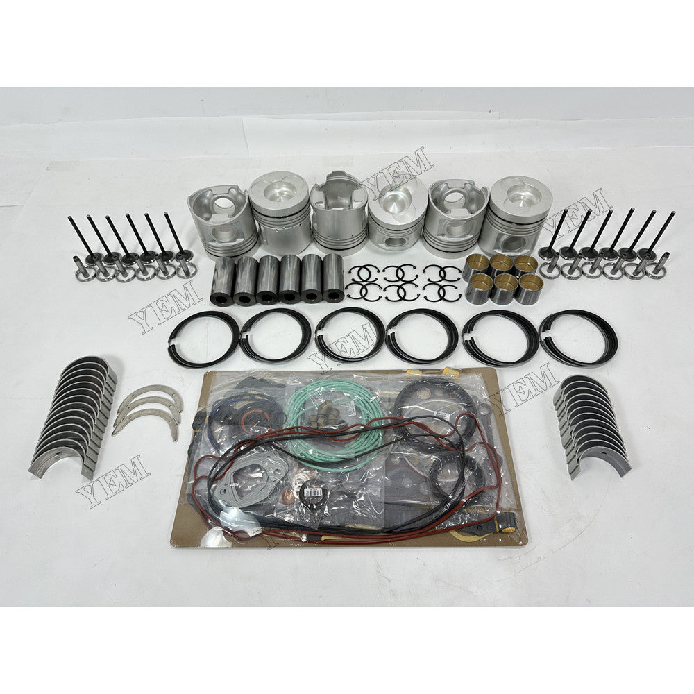 YEM Parts 8 pcs Overhaul Rebuild Kit Gasket Bearings Valve for Hino K13D Engine For Hino
