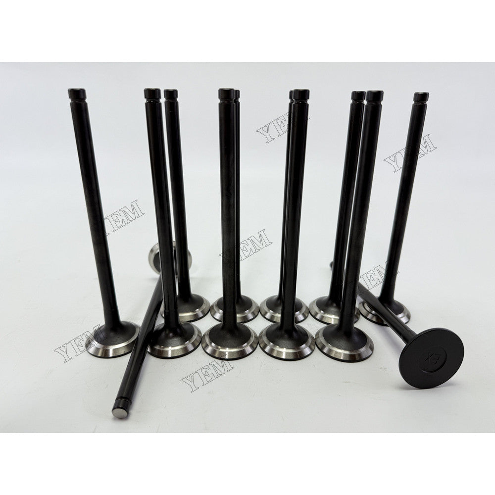 YEM Parts 12 pcs Exhaust Valve for Mitsubishi S6B Engine Engine Spare Parts For Mitsubishi