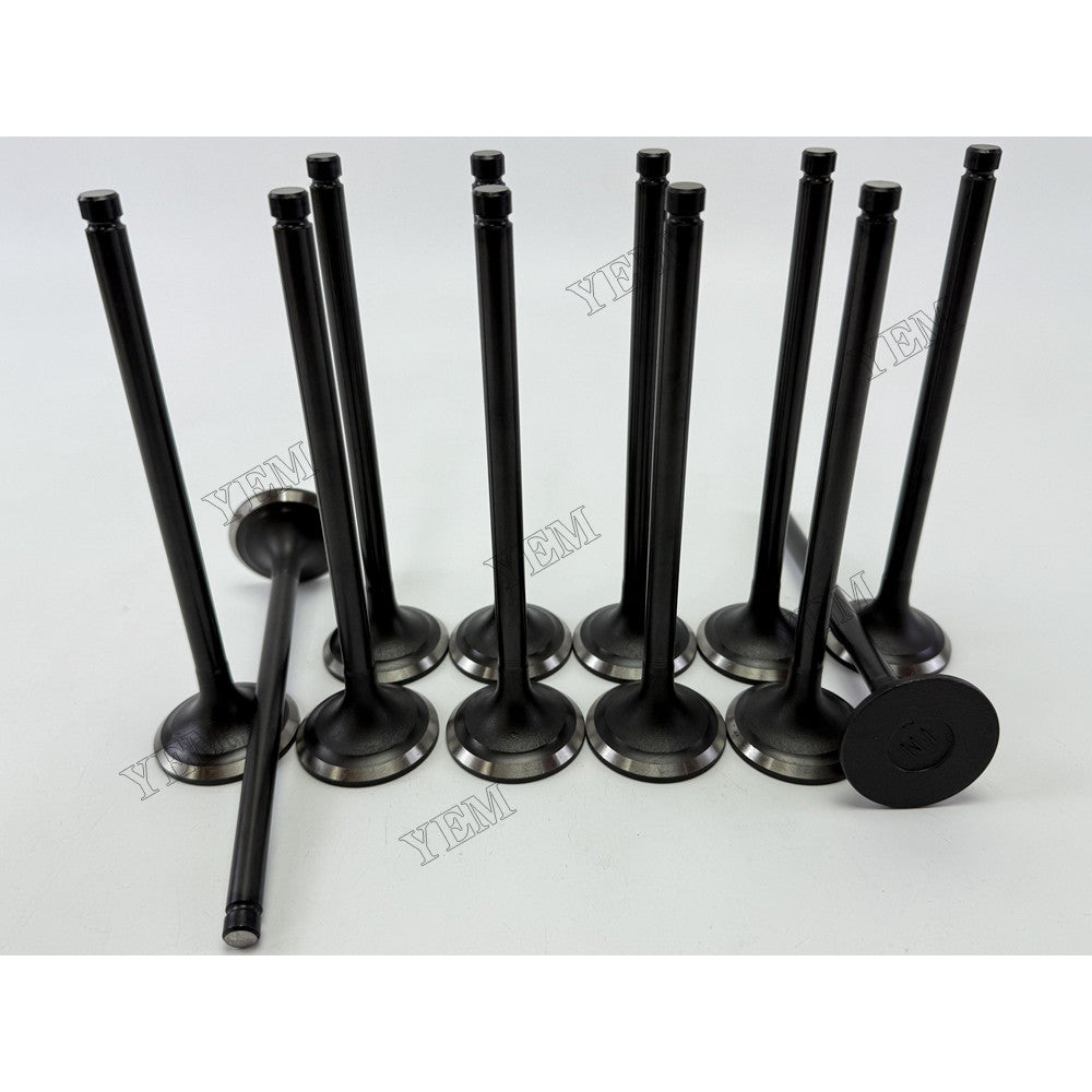 YEM Parts 12 pcs Intake Valve for Mitsubishi S6B Engine Engine Spare Parts For Mitsubishi