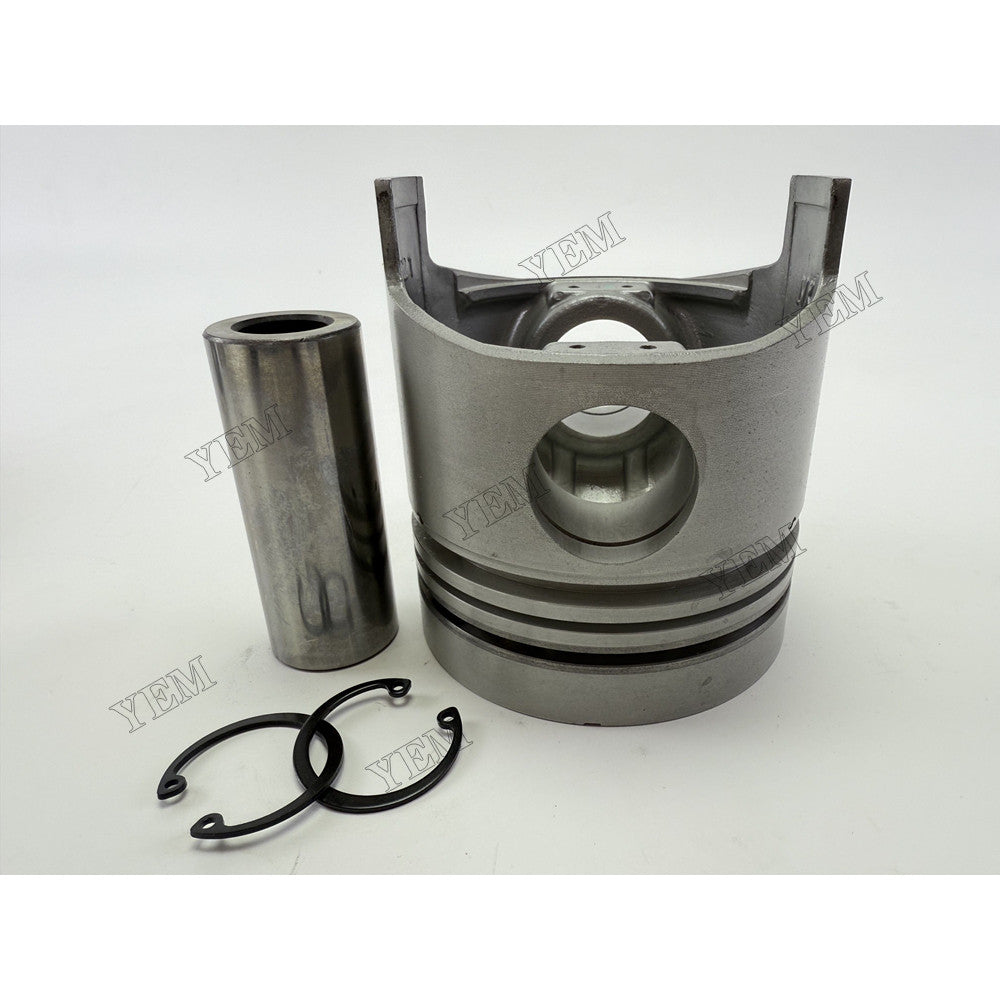 YEM Parts 4 pcs Piston with Pin and Circlips STD for Isuzu 4BC1 Engine For Isuzu