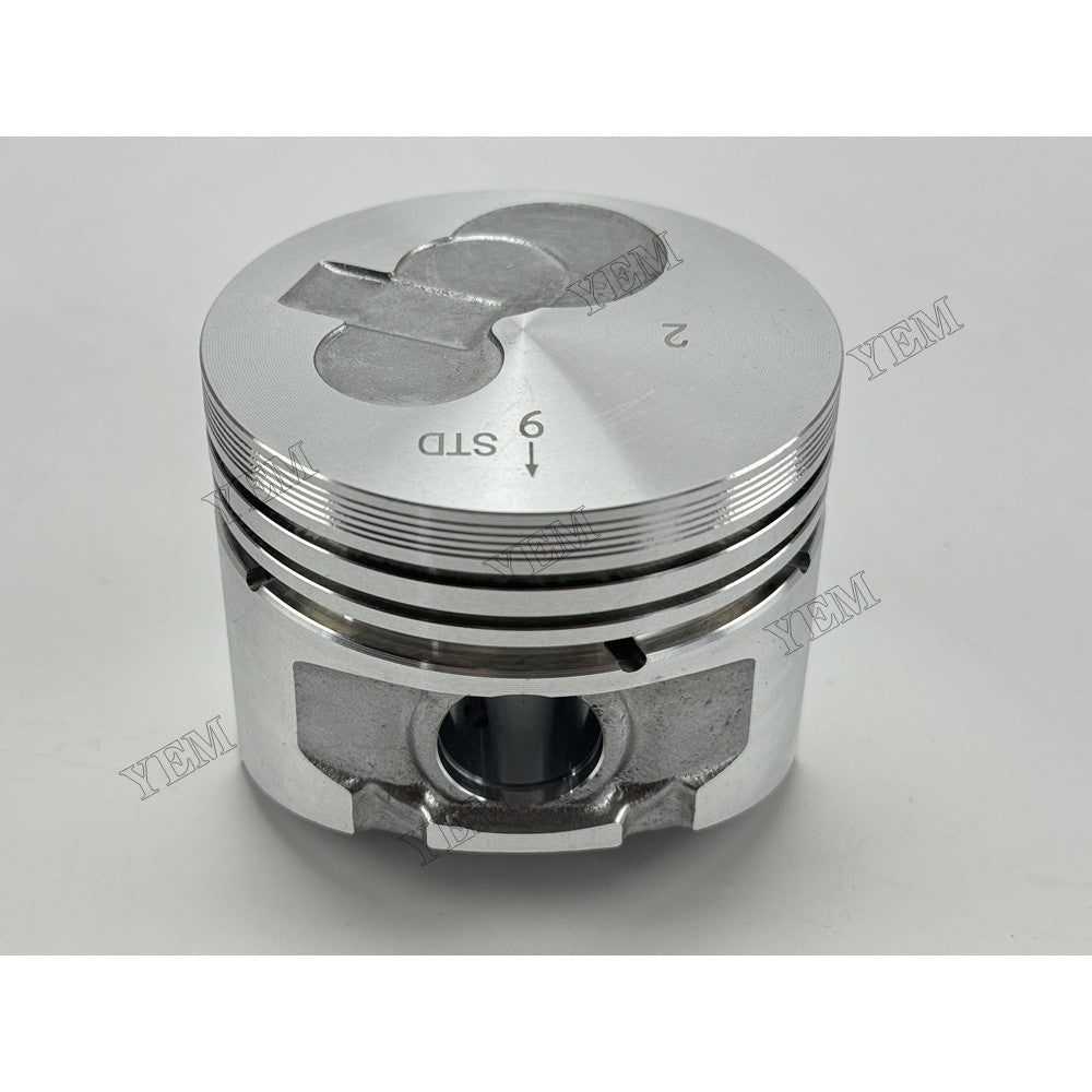 YEM Parts 3 pcs Piston with Pin and Circlips STD for Yanmar 3TNE72 Engine For Yanmar
