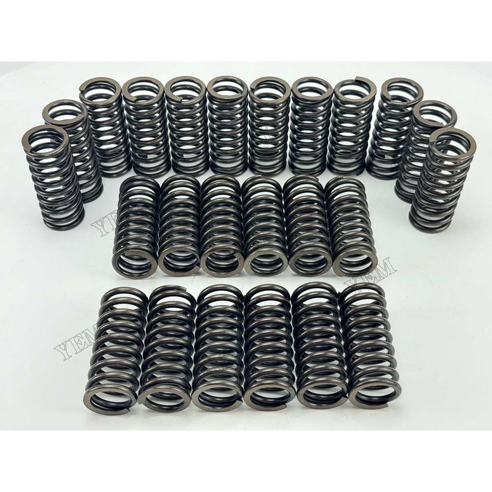 YEM Parts 24 pcs Valve Spring 6251-41-4450 for Komatsu SAA6D125E-3 Engine