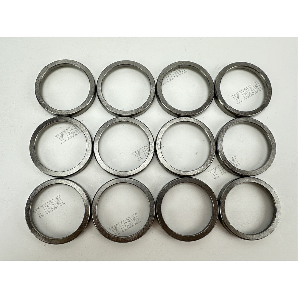 YEM Parts 12 pcs Exhaust Valve Seat 3683349 for Cummins ISX450 Engine For Cummins