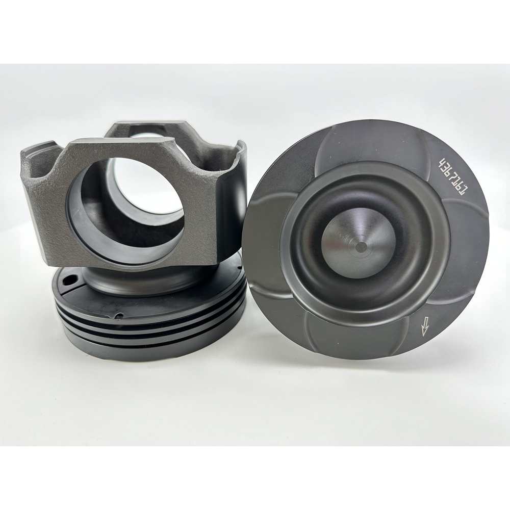 YEM Parts 6 pcs Piston with Pin STD 3684472 for Cummins ISX450, ISX15, QSX15 Engine For Cummins