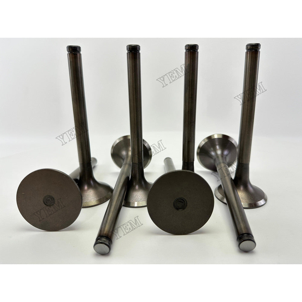 YEM Parts 8 pcs Exhaust Valve for Doosan D2848 Engine Engine Spare Parts