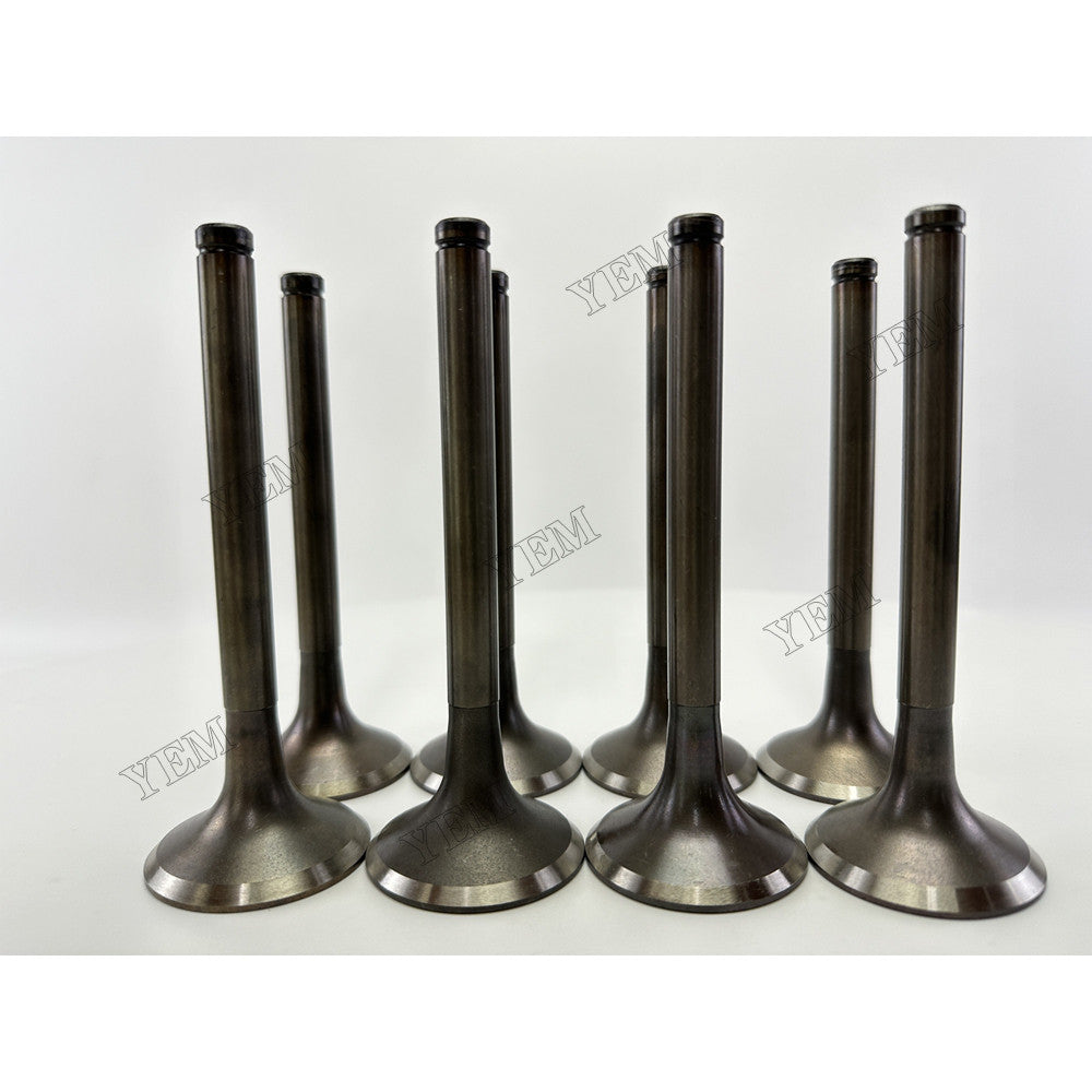 YEM Parts 8 pcs Exhaust Valve for Doosan D2848 Engine Engine Spare Parts For Doosan