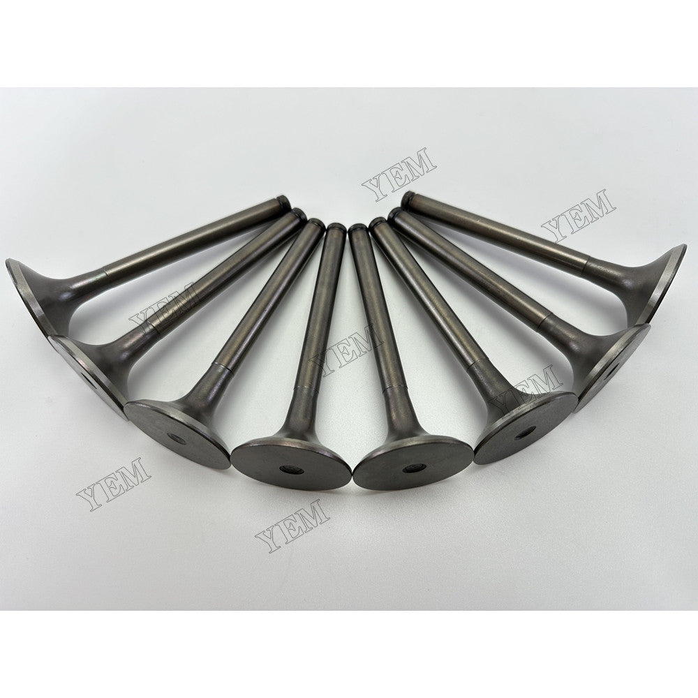 YEM Parts 8 pcs Exhaust Valve for Doosan D2848 Engine Engine Spare Parts For Doosan