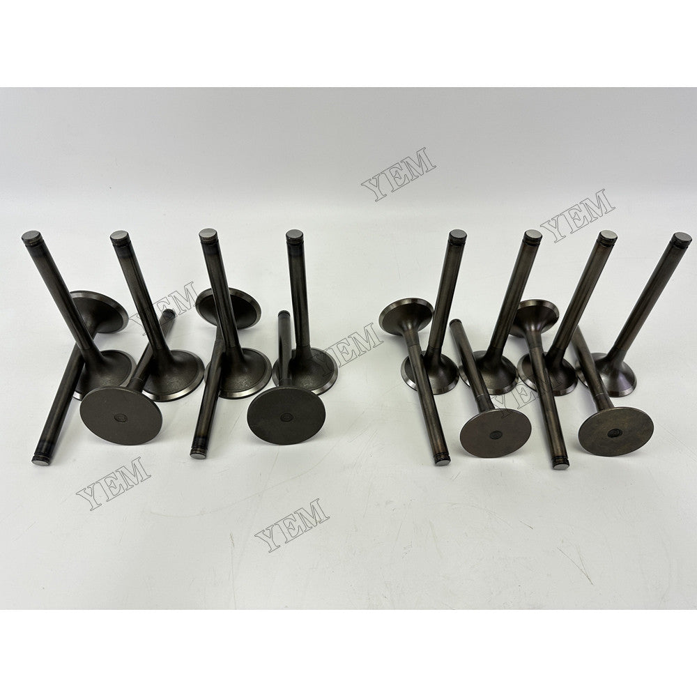 YEM Parts 16 pcs Intake Valve for Doosan D2848 Engine Engine Spare Parts For Doosan