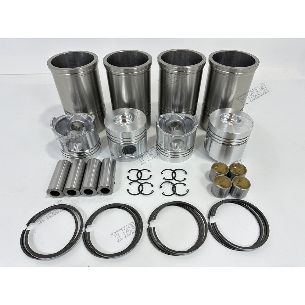 YEM Parts 4 pcs Cylinder Liner Kit for Dongfanghong YT4A2-24 Engine For Dongfanghong