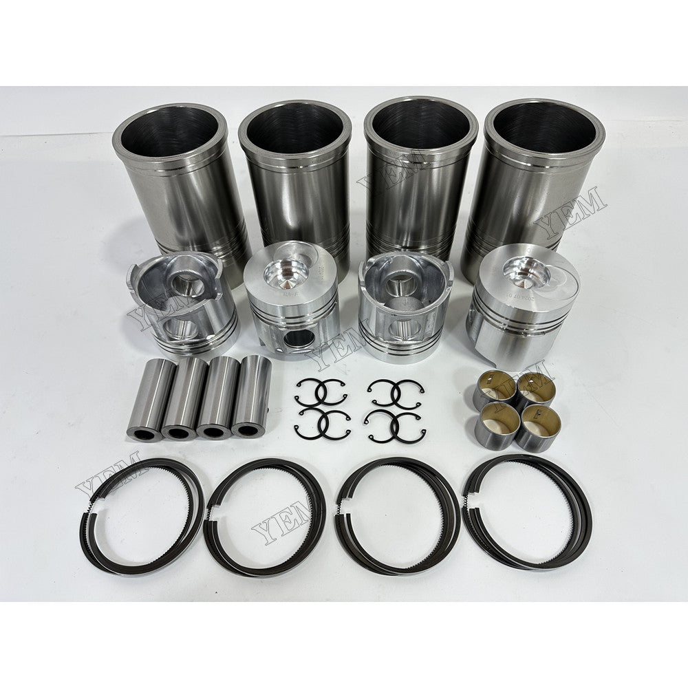 YEM Parts 4 pcs Cylinder Liner Kit for Dongfanghong YT4A2-24 Engine For Dongfanghong