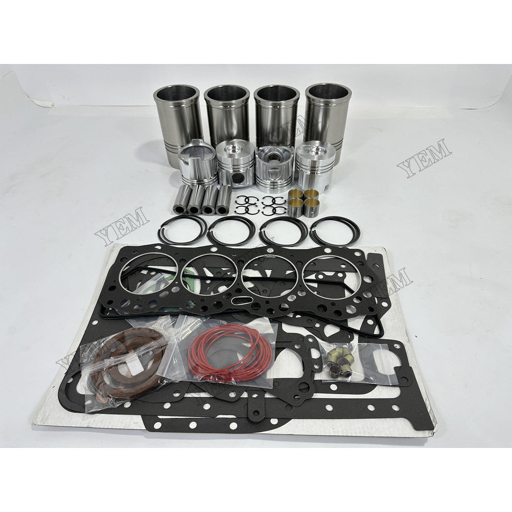 YEM Parts 4 pcs Overhaul Kit With Gasket Set for Dongfanghong YT4A2-24 Engine For Dongfanghong