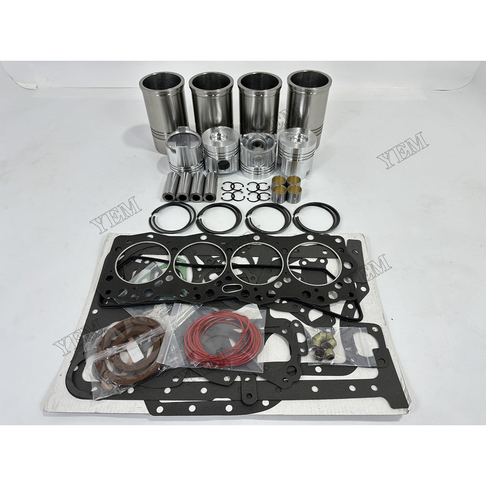 YEM Parts 4 pcs Overhaul Kit With Gasket Set for Dongfanghong YT4A2-24 Engine For Dongfanghong