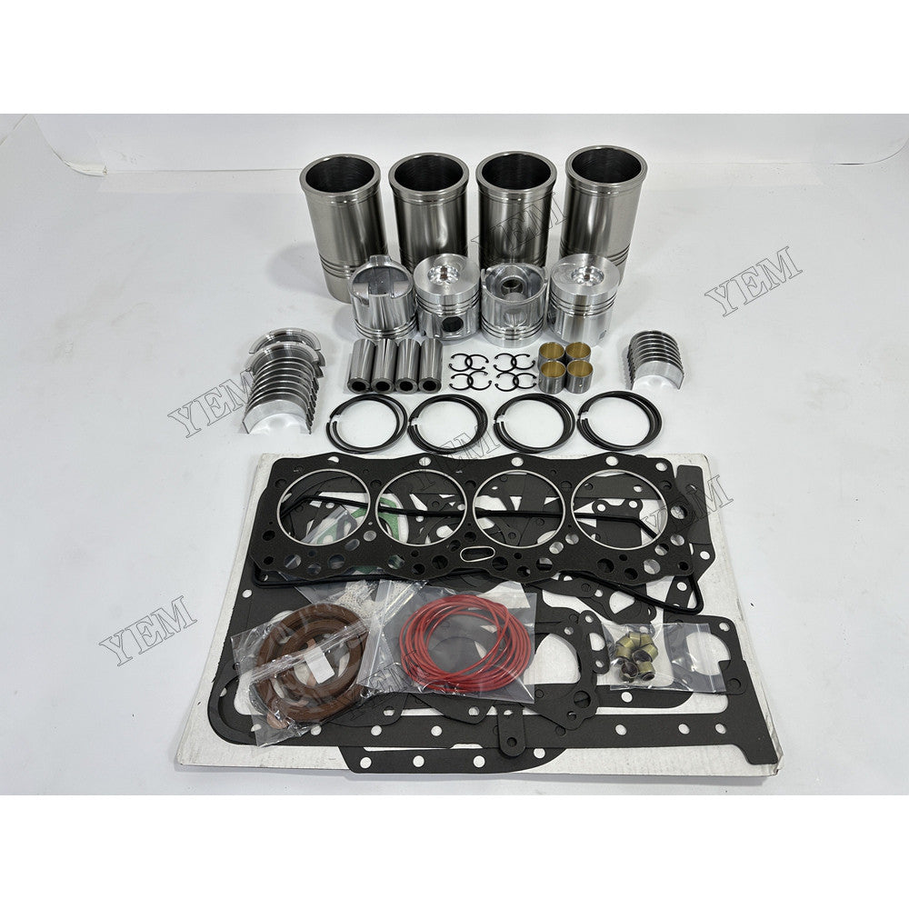 YEM Parts 4 pcs Overhaul Rebuild Kit With Gasket Set Bearing for Dongfanghong YT4A2-24 For Dongfanghong