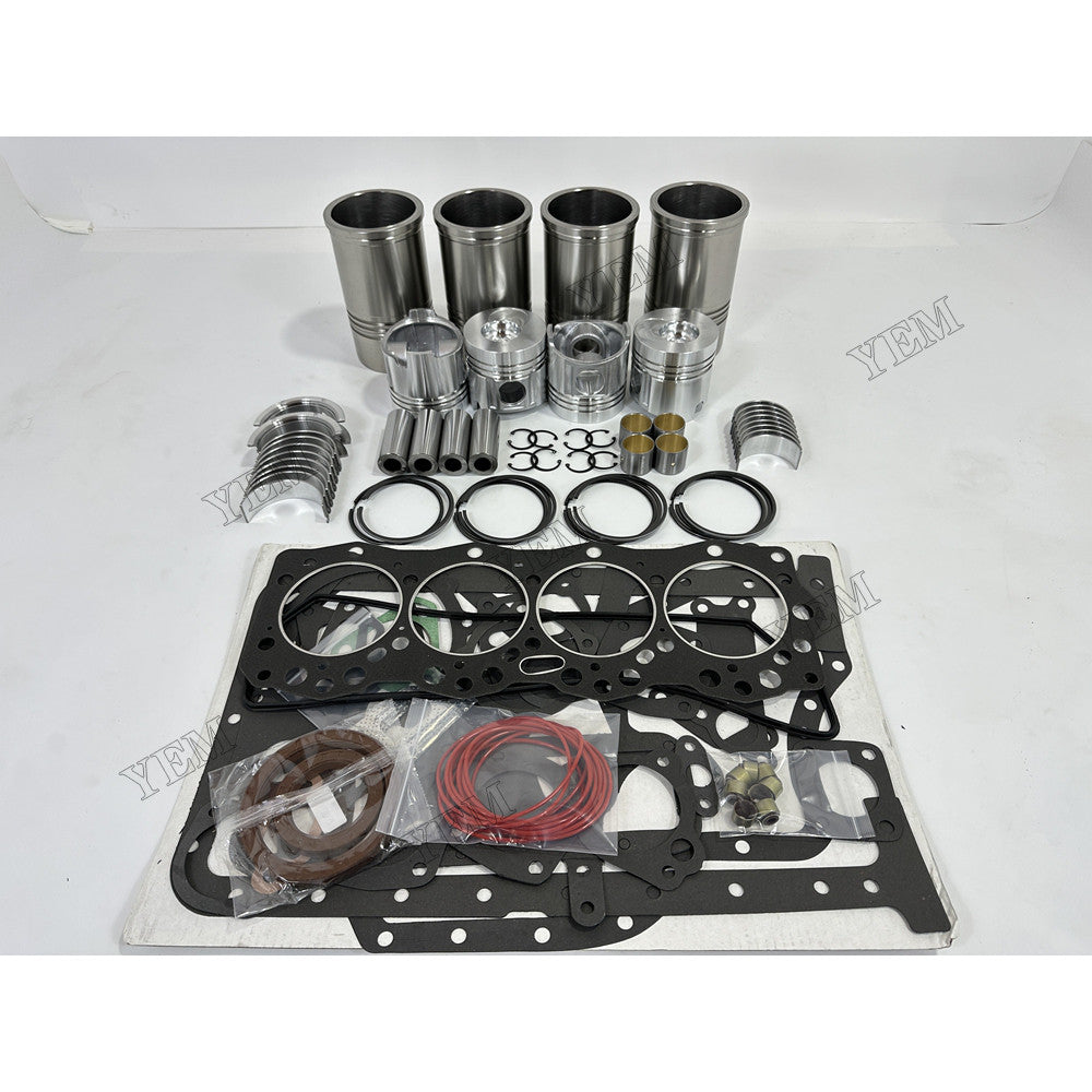 YEM Parts 4 pcs Overhaul Rebuild Kit With Gasket Set Bearing for Dongfanghong YT4A2-24 For Dongfanghong