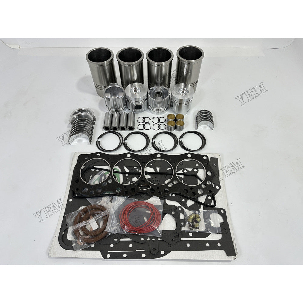 YEM Parts 4 pcs Overhaul Rebuild Kit With Gasket Set Bearing for Dongfanghong YT4A2-24 For Dongfanghong