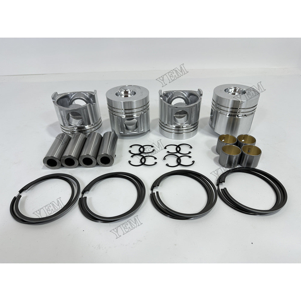 YEM Parts 4 pcs Piston With Rings Kit STD for Dongfanghong YT4A2-24 Engine For Dongfanghong