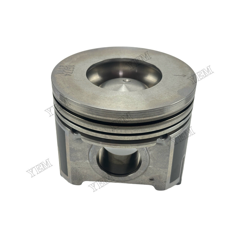 YEM Parts 4 pcs Piston with Pin and Circlips STD 1G774-21110 for Kubota V3307 Engine For Kubota