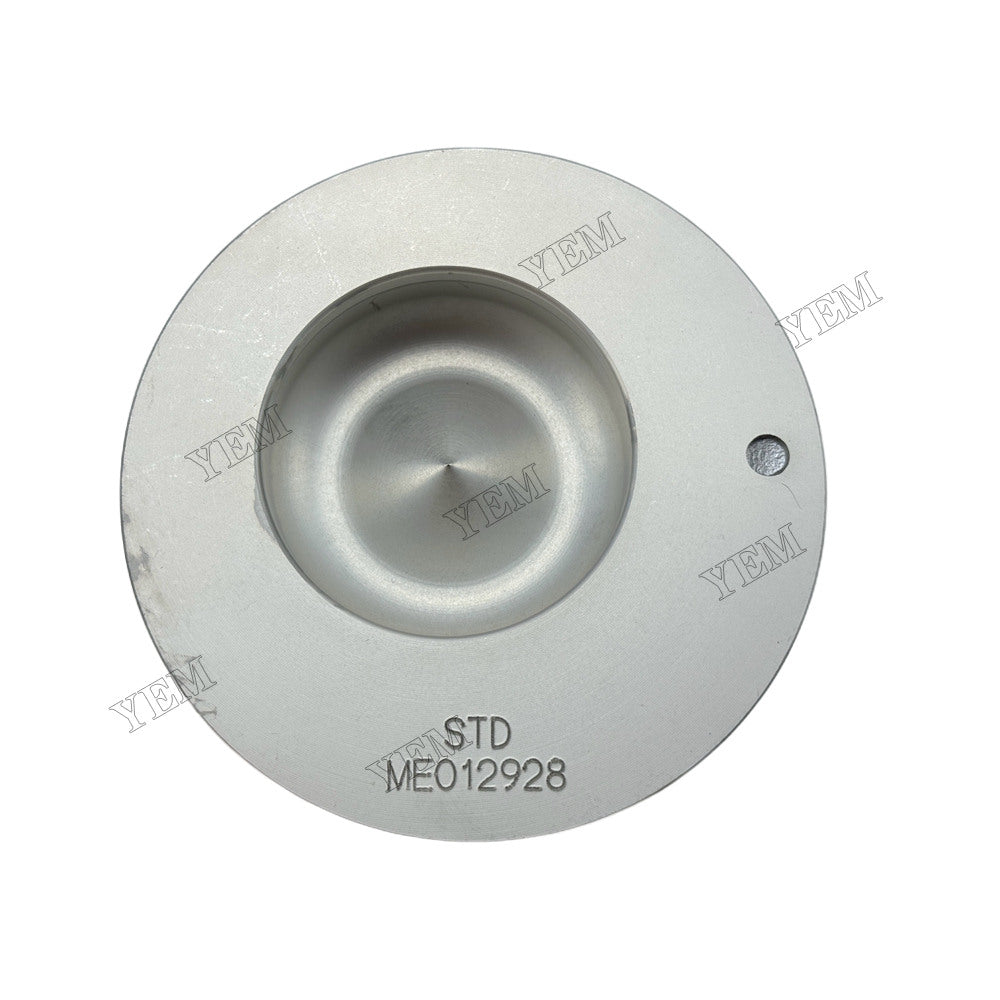YEM Parts 4 pcs Piston with Pin and Circlips STD ME012928 for Mitsubishi 4D34 Engine For Mitsubishi