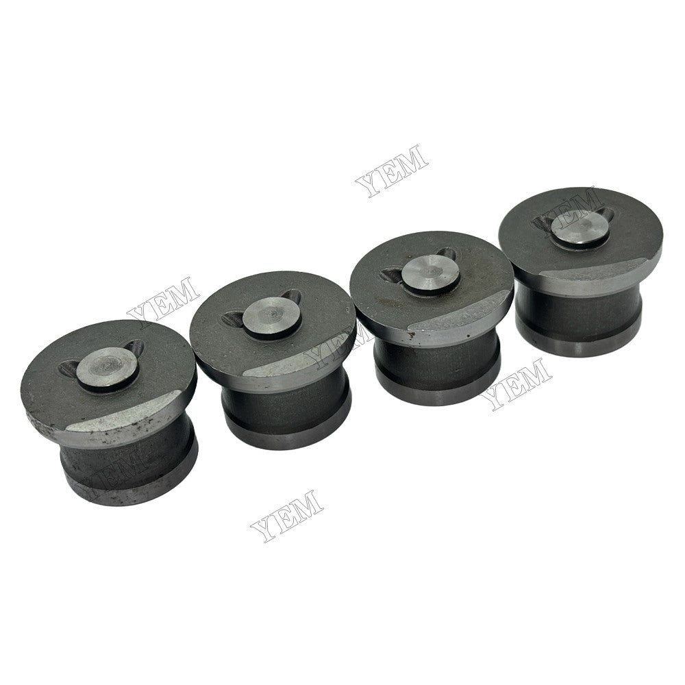 YEM Parts 4 pcs Cylinder Head Combustion Chamber Insert for Komatsu 4D94 Engine