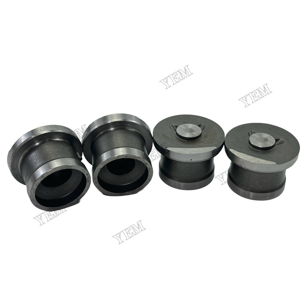 YEM Parts 4 pcs Cylinder Head Combustion Chamber Insert for Komatsu 4D94 Engine For Komatsu