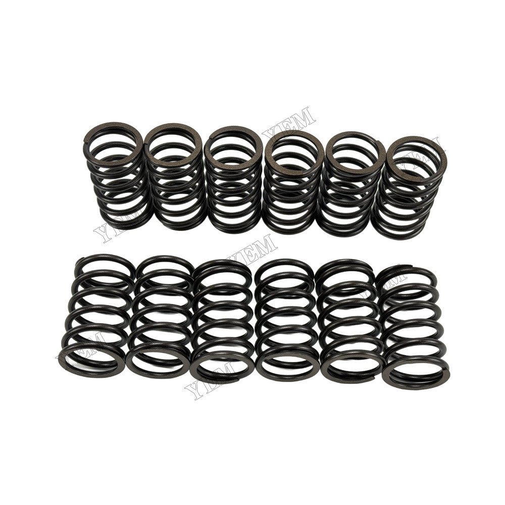 YEM Parts 12 pcs Valve Spring for Volvo D6D Engine Engine Spare Parts