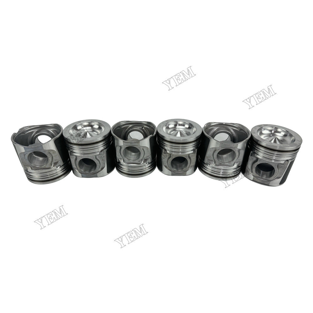 YEM Parts Piston with Pin and Circlips STD 418-8571 T409184 for Caterpillar C7.1 Engine