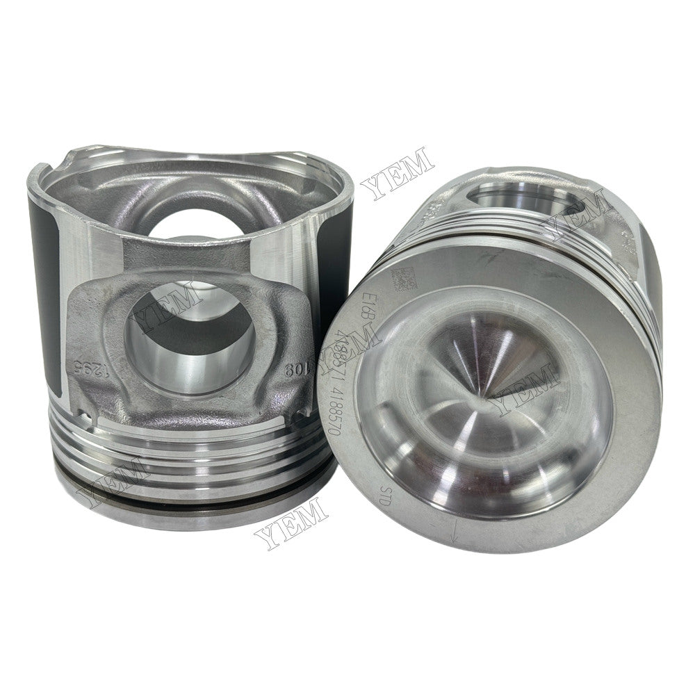 YEM Parts Piston with Pin and Circlips STD 418-8571 T409184 for Caterpillar C7.1 Engine