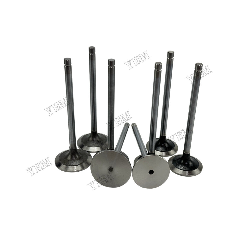 YEM Parts 4 pcs Intake and Exhaust Valve TR98062 TR90692 for John Deere 4045D Engine For John Deere