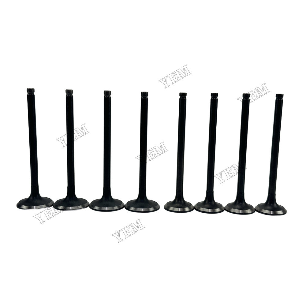 YEM Parts 4 pcs Intake and Exhaust Valve for Mitsubishi 4D56 Engine For Mitsubishi