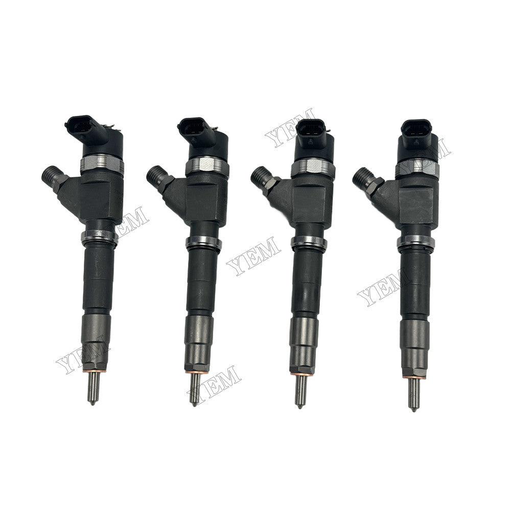 YEM Parts 4 pcs Injector 0445120126 32G61-00010 for Mitsubishi D04FR Engine
