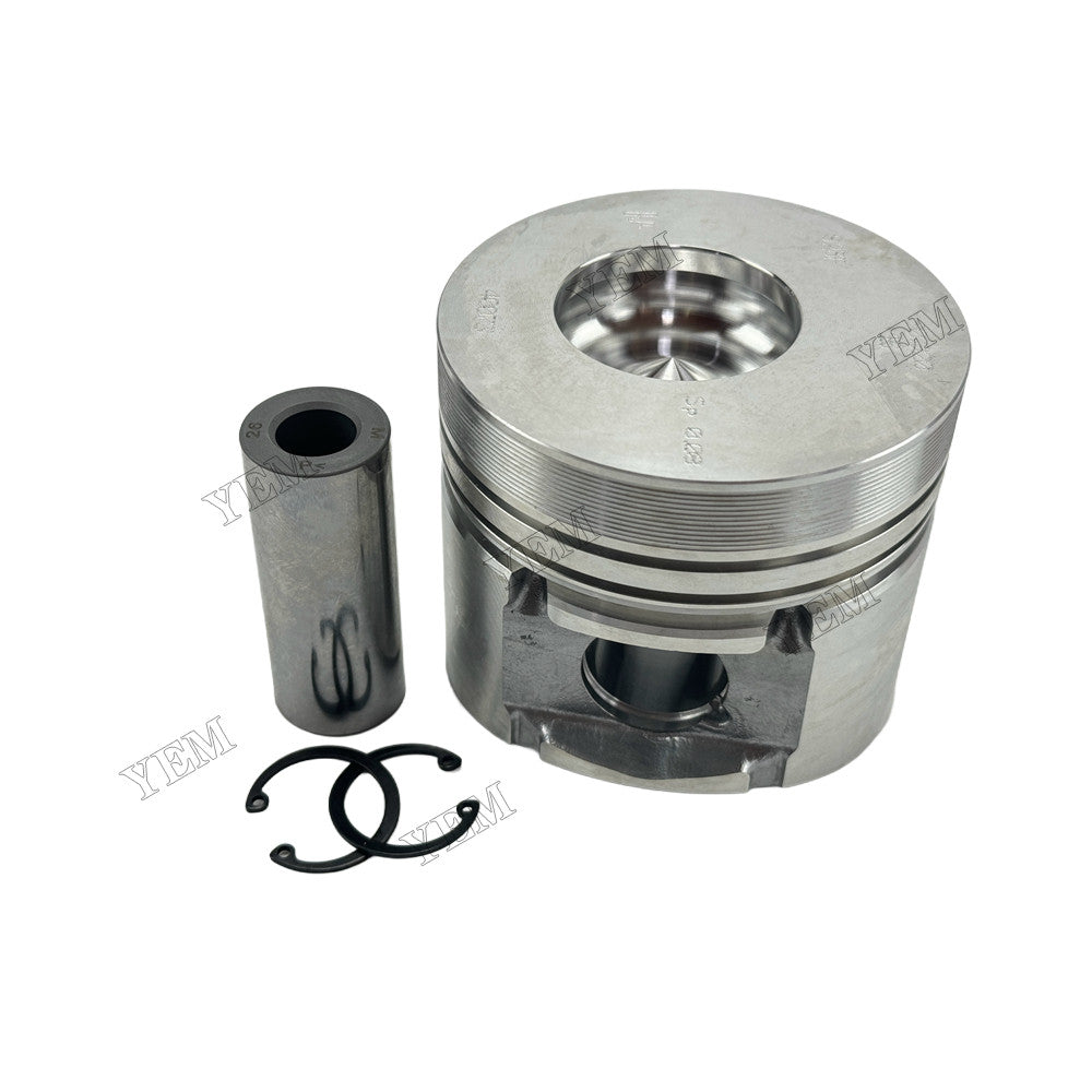 YEM Parts 4 pcs Piston with Pin and Circlips STD 04179232 for Deutz F4M1011F Engine For Deutz