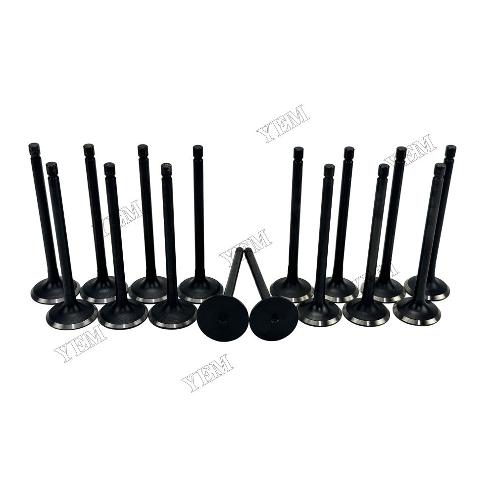 YEM Parts 4 pcs Intake and Exhaust Valve 137110E010 for Toyota 1GD Engine For Toyota