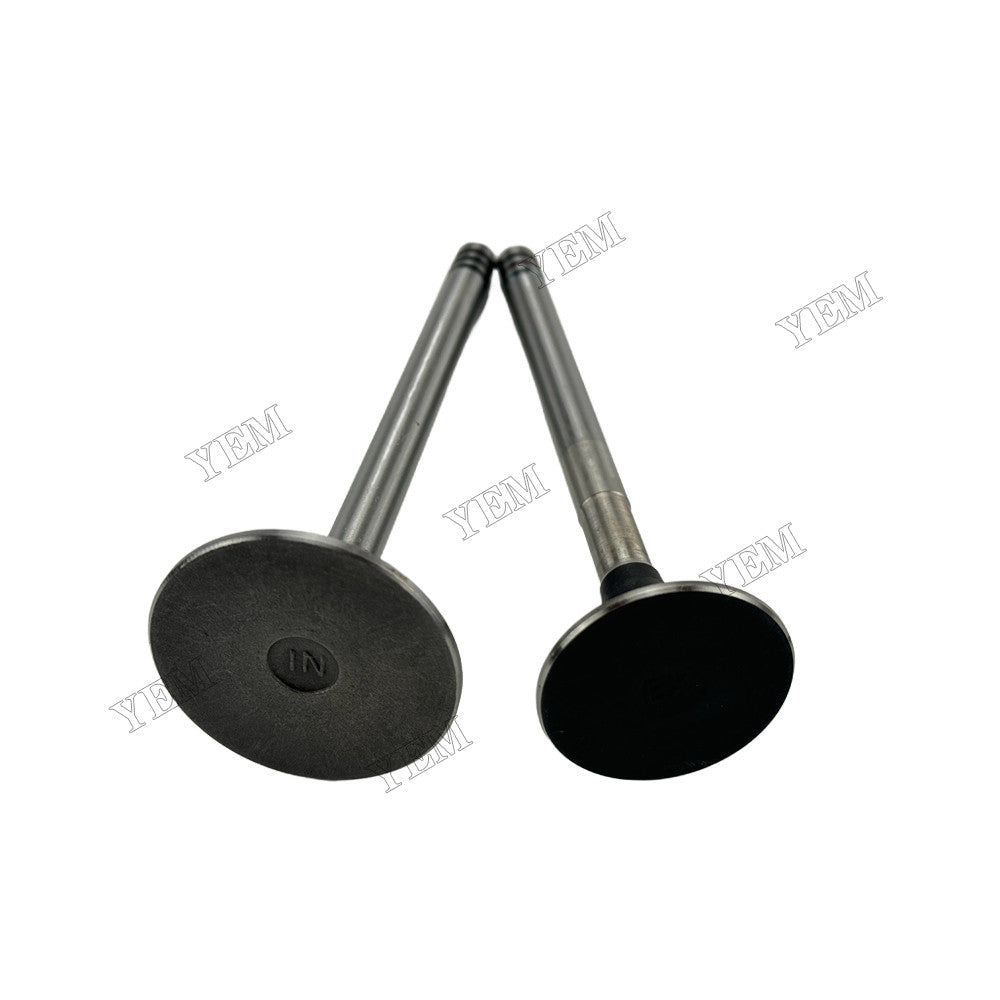 YEM Parts 4 pcs Intake and Exhaust Valve for Toyota 2L Engine For Toyota
