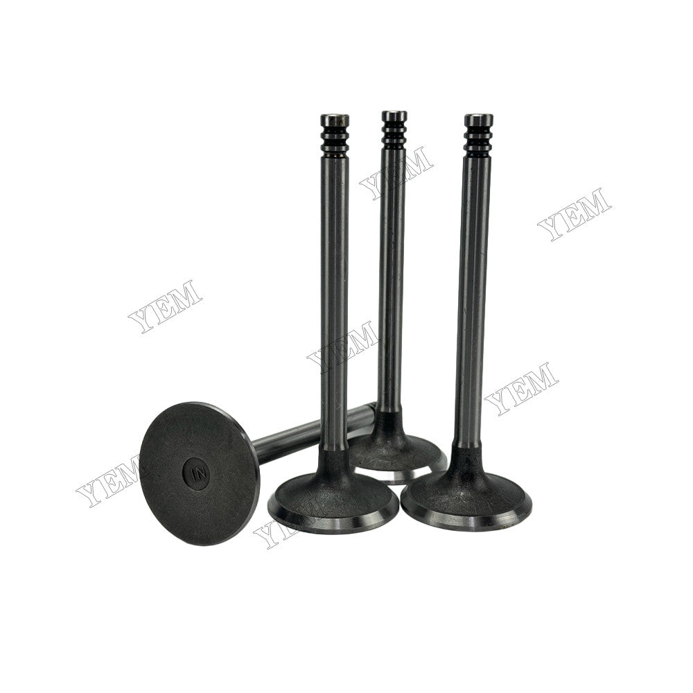 YEM Parts 4 pcs Intake and Exhaust Valve for Toyota 2L Engine For Toyota