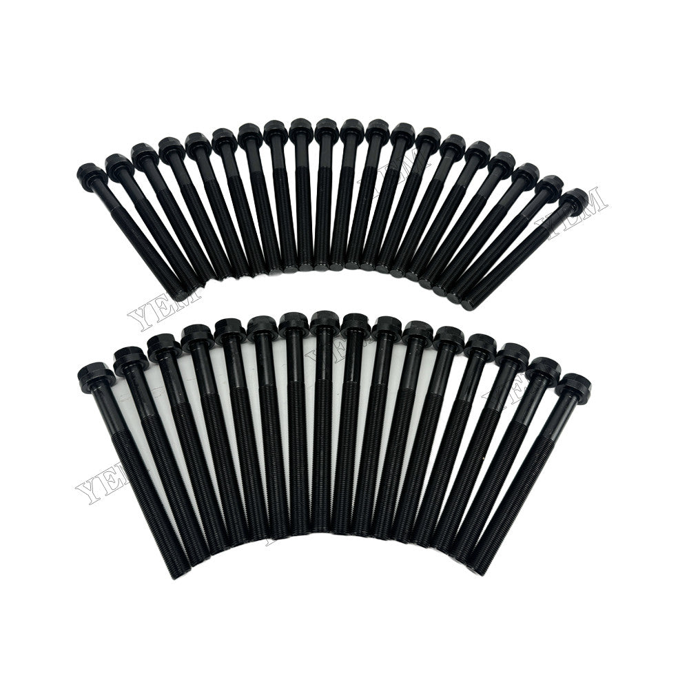 YEM Parts 36 pcs Cylinder Head Bolt for Cummins N14 Engine Engine Spare Parts