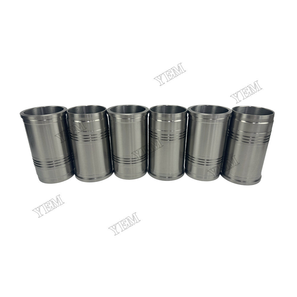 YEM Parts 6 pcs Cylinder Liner D02A-104-41+A for SDEC 6C1280-2 Engine For SDEC