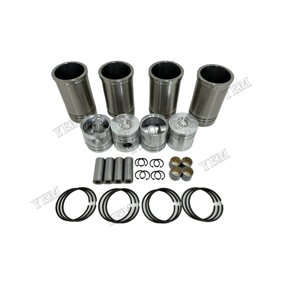 YEM Parts 4 pcs Cylinder Liner Kit for Xinchai A490BPG Engine For Xinchai