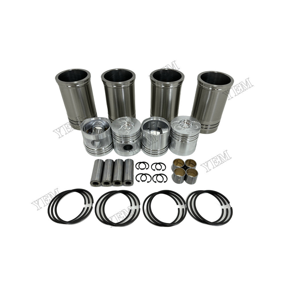 YEM Parts 4 pcs Cylinder Liner Kit for Xinchai A490BPG Engine For Xinchai