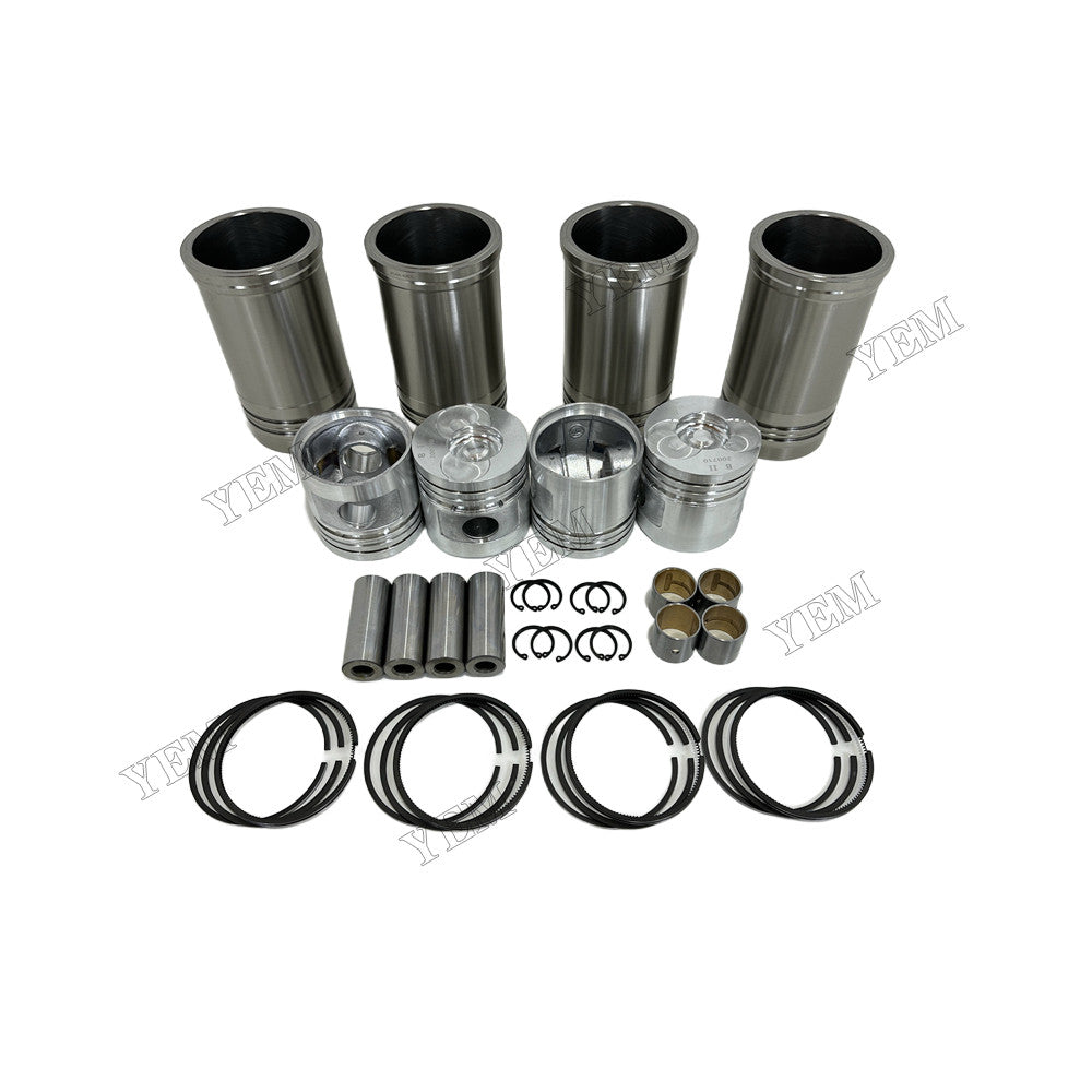YEM Parts 4 pcs Cylinder Liner Kit for Xinchai A490BPG Engine For Xinchai