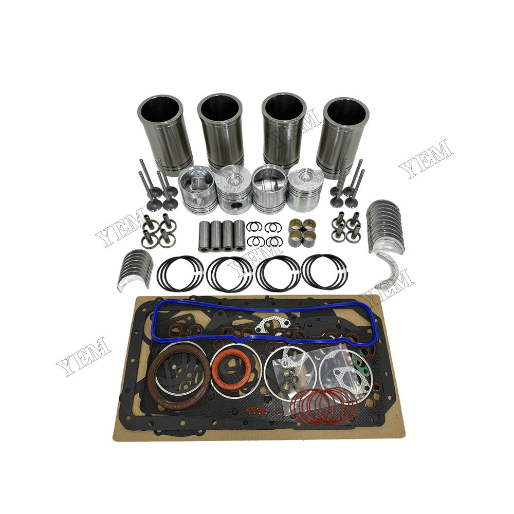 YEM Parts 4 pcs Overhaul Rebuild Kit for Xinchai A490BPG Engine For Xinchai