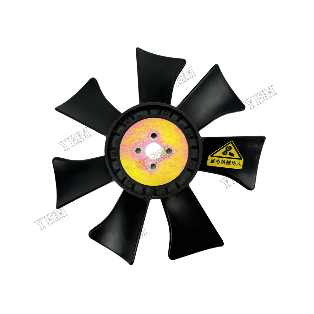 YEM Parts Fan Blade 7 blades 4 holes for Xinchai A490BPG Engine Spare Parts