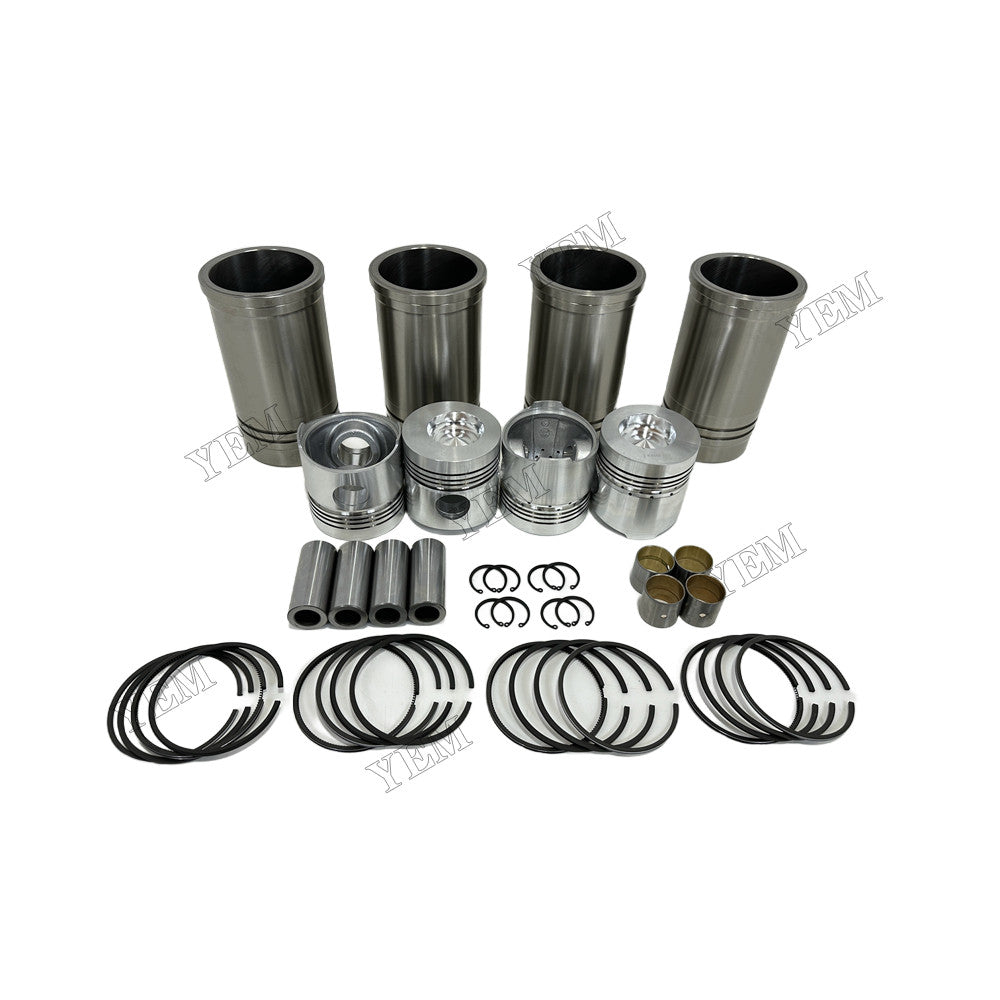 YEM Parts 4 pcs Cylinder Liner Kit for Weichai ZH4100D Engine