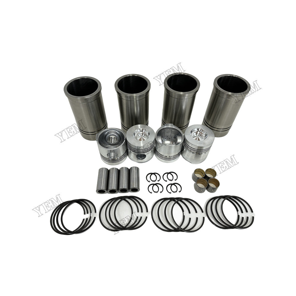 YEM Parts 4 pcs Cylinder Liner Kit for Weichai ZH4100D Engine