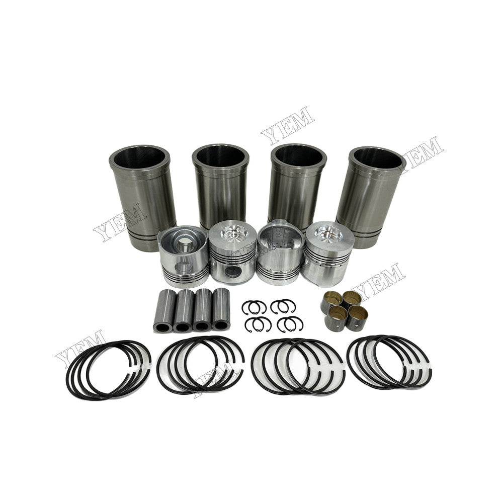 YEM Parts 4 pcs Cylinder Liner Kit for Weichai ZH4100D Engine