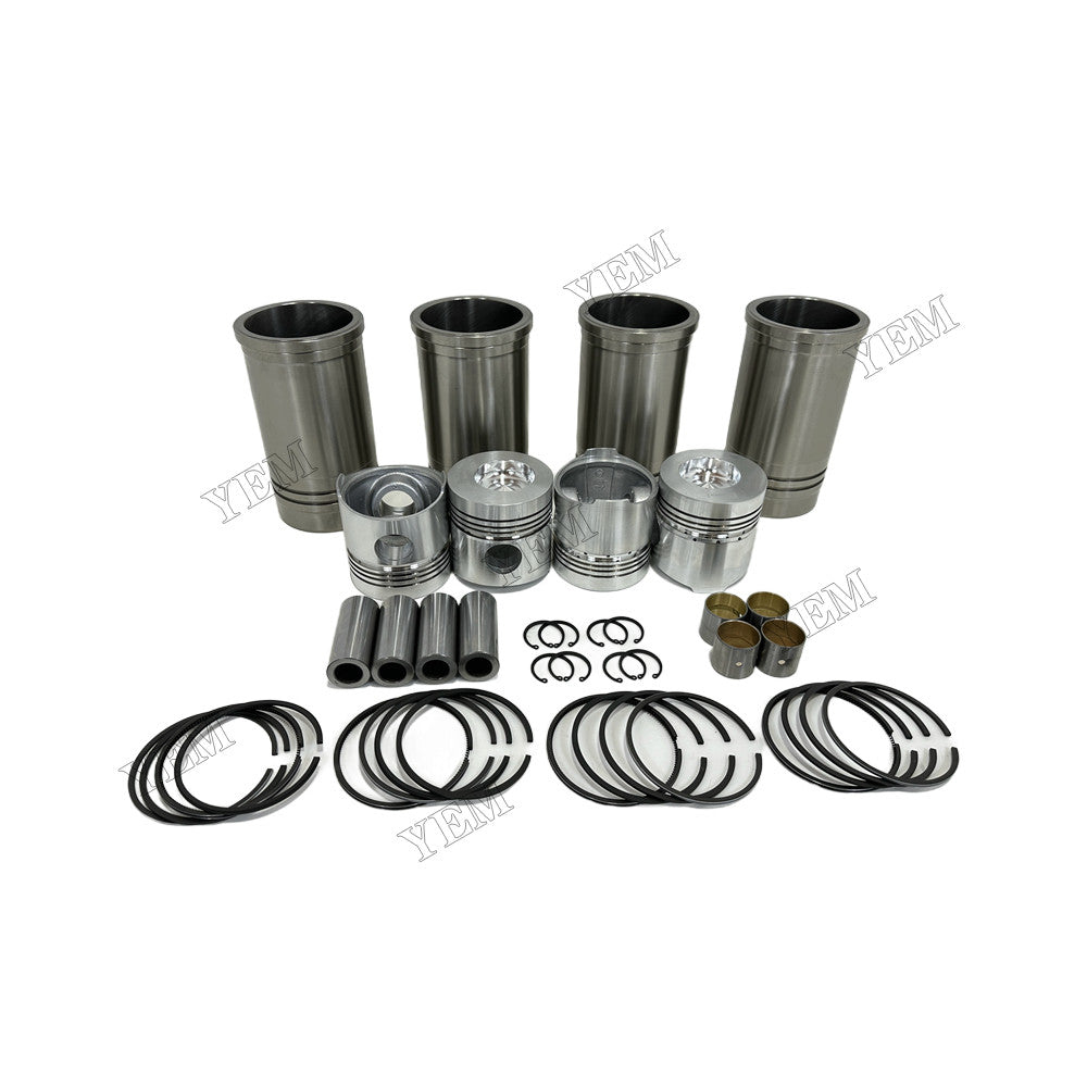 YEM Parts 4 pcs Cylinder Liner Kit for Weichai ZH4100D Engine