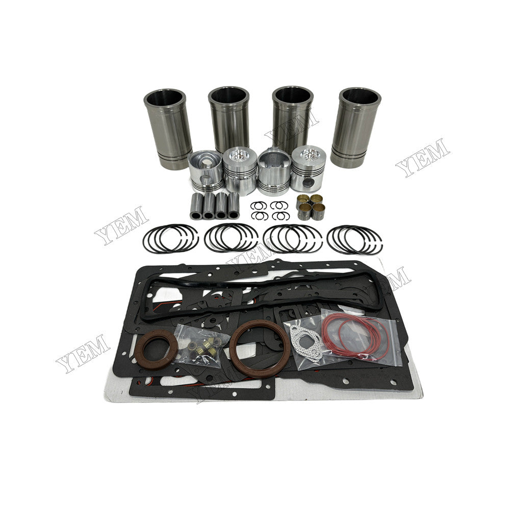 YEM Parts 4 pcs Overhaul Kit With Gasket Set for Weichai ZH4100D Engine
